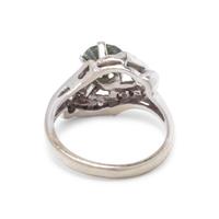 IRRADIATED COLORED DIAMOND AND DIAMOND RING