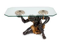 A Venetian Rococo Style Blackamoor Low Table