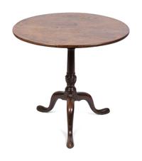A George III Style Mahogany Tea Table