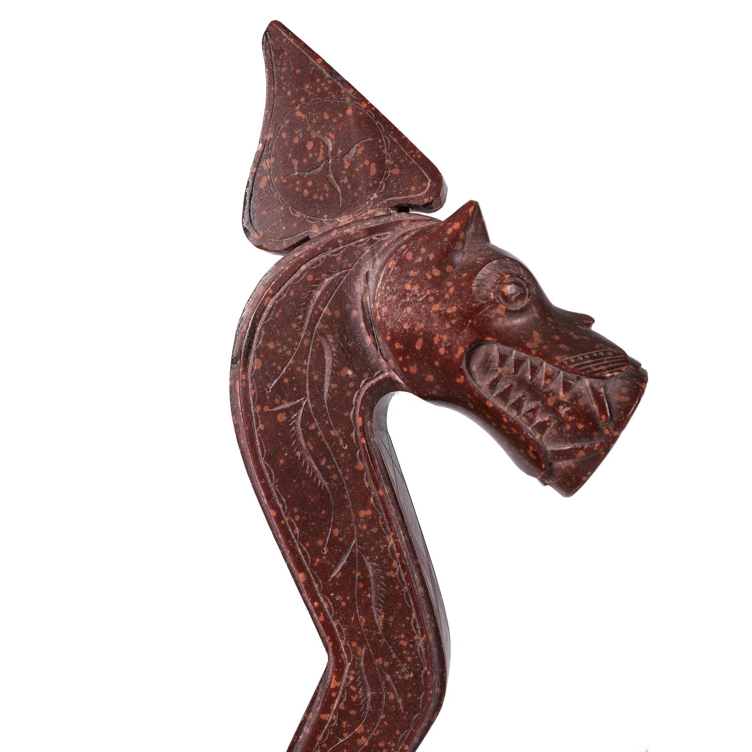 Western Great Lakes Catlinite "Monster" Pipe