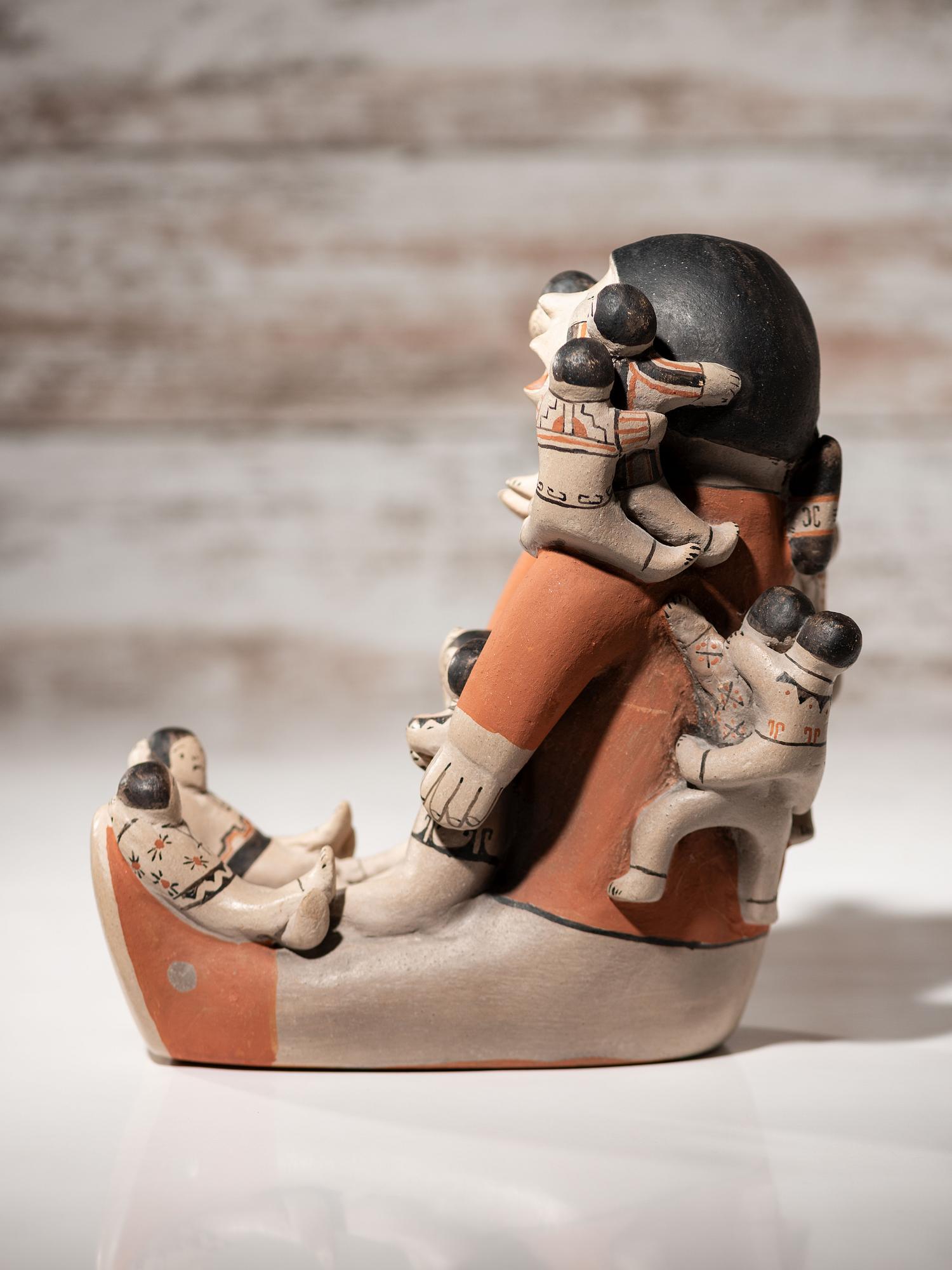 Pottery Storyteller, with Eleven Children