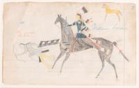 Arapaho Drawing from the Edwards Ledger Book