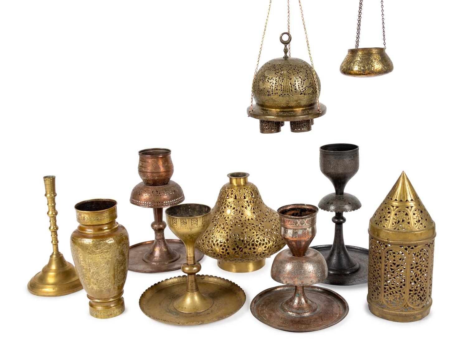 Ten Persian Brass Articles