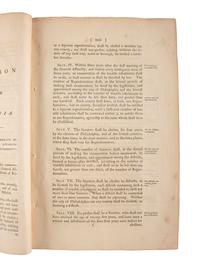 Constitutions of the United States and Pennsylvania with Acts of Pennsylvania (1791-1795). [Philadelphia?]: N.p., [1796?].