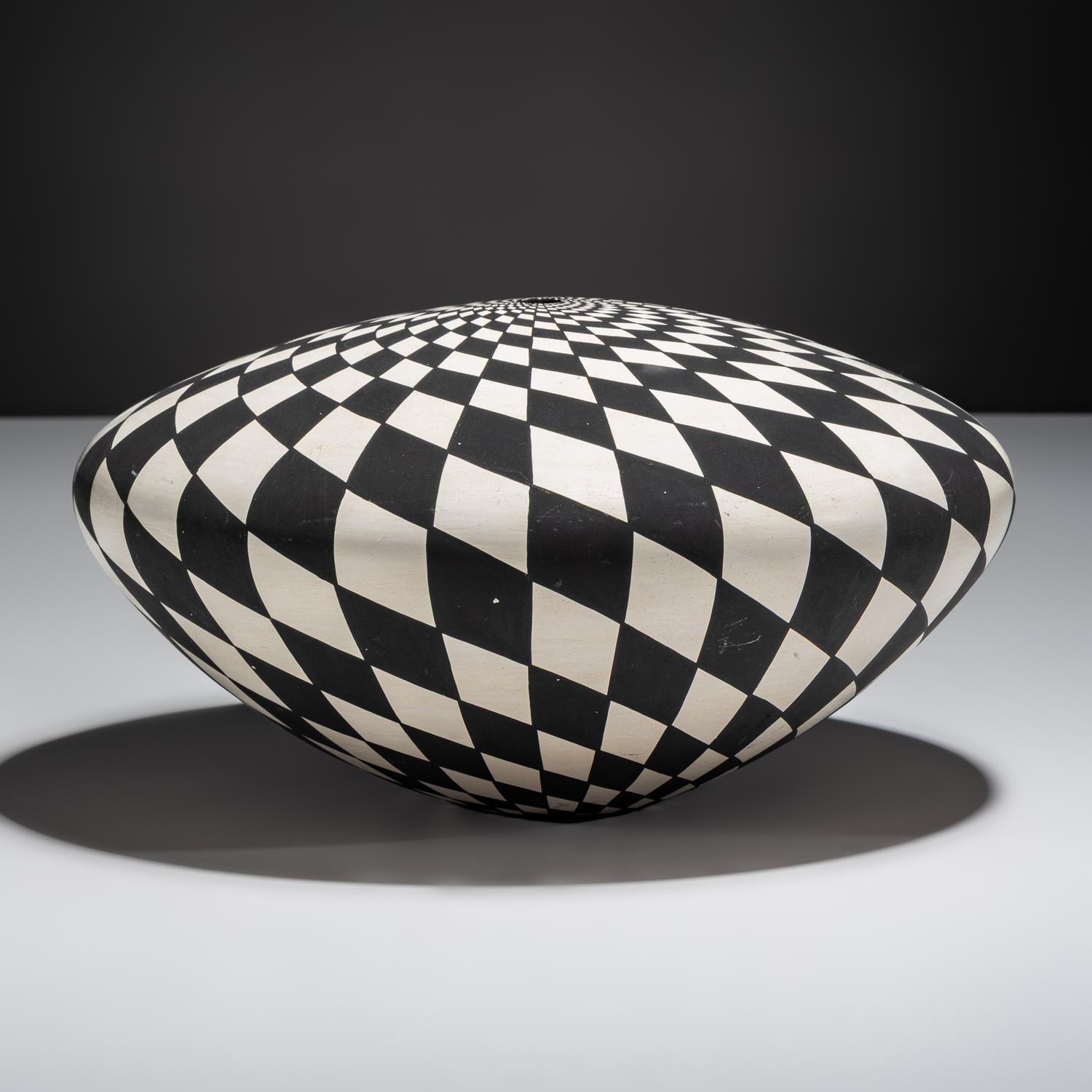 Pottery Jar, Op-Art Design