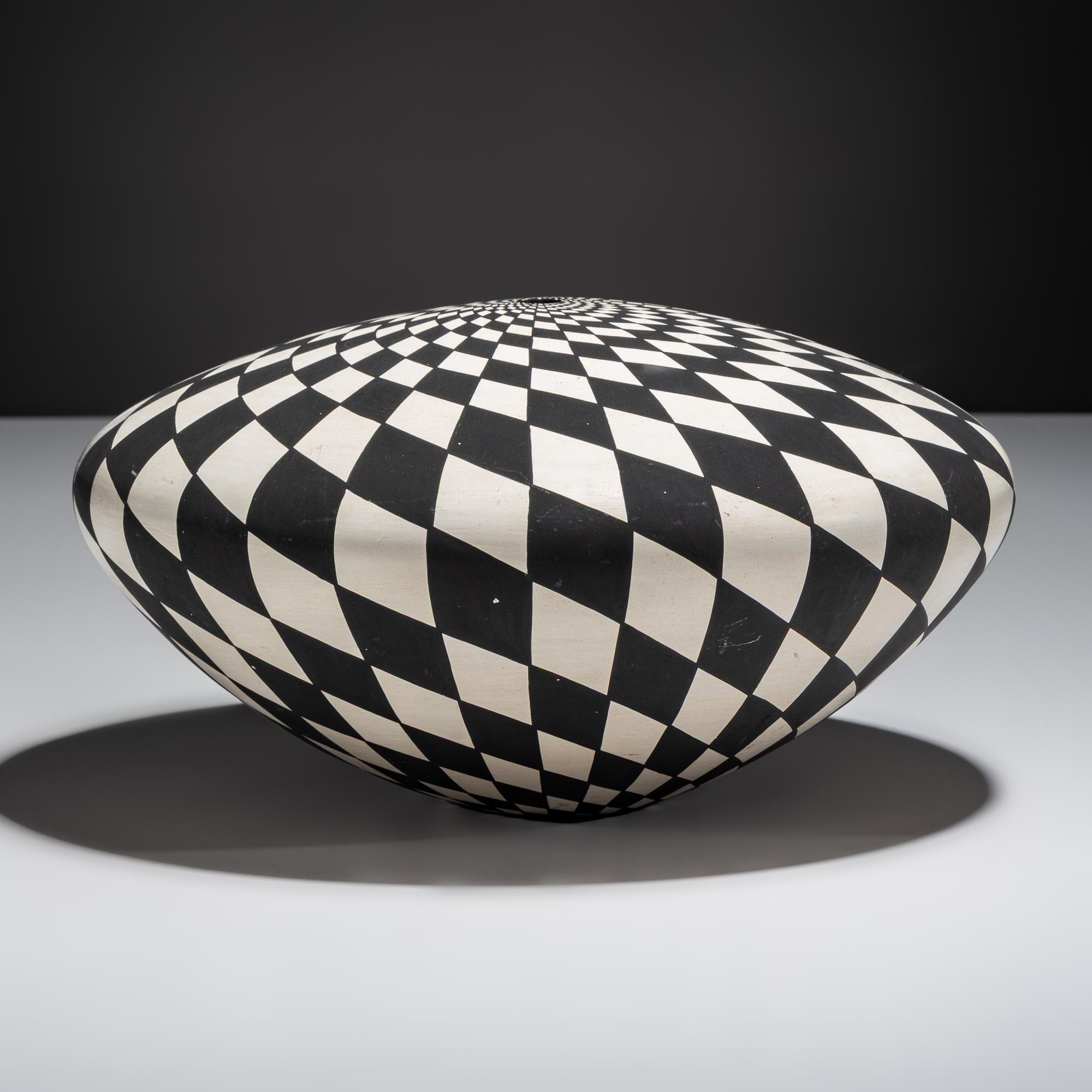 Pottery Jar, Op-Art Design