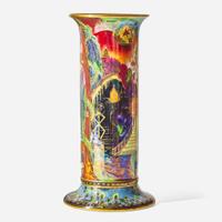 A Wedgwood Fairyland Lustre "Torches" Vase UK, circa 1925