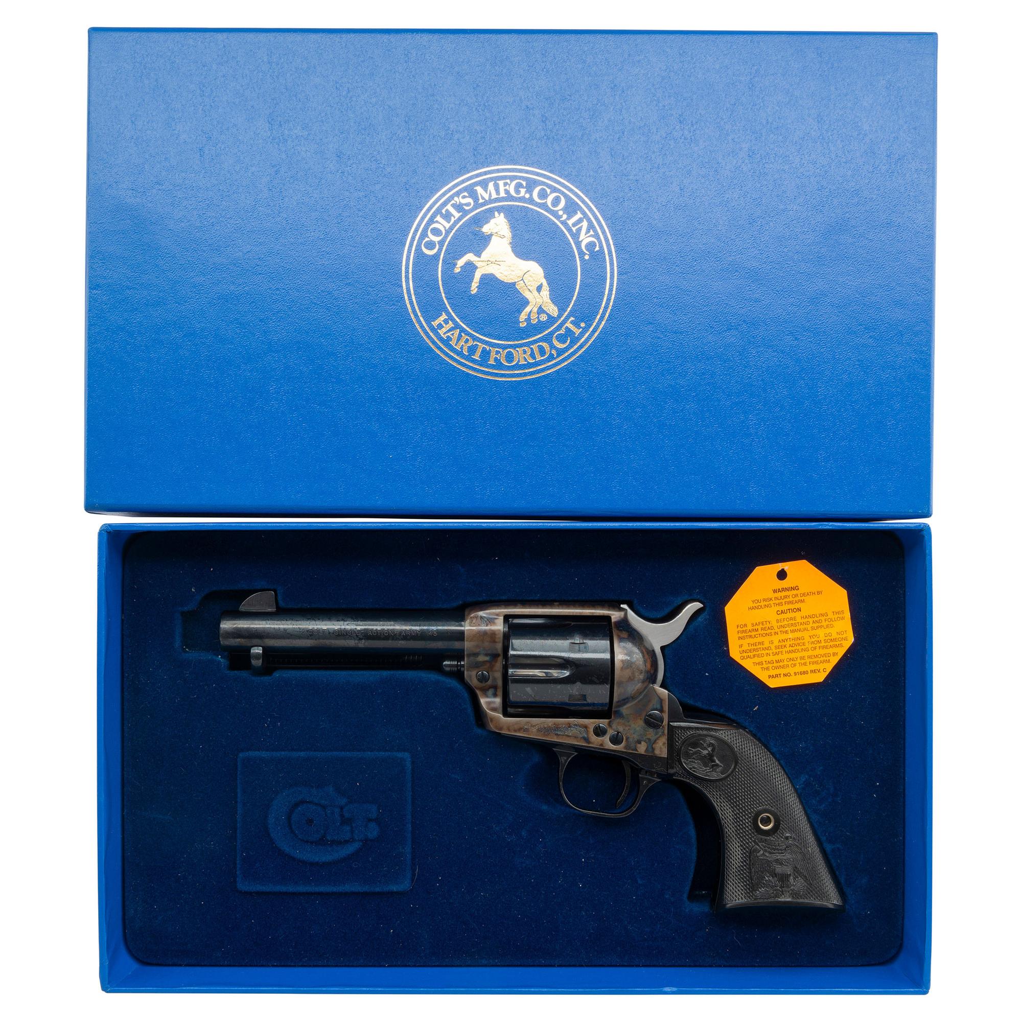 *Colt Single Action Army in .45 Colt - New In Box and Consecutively Serial Numbered with the Preceding Lot