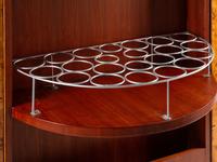 An Art Deco Style Burl Walnut and Rosewood Veneered Bar Cabinet