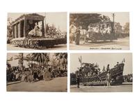 [EPHEMERA]. 78 RPPCs & photographs of parades, sideshows, and fairs.