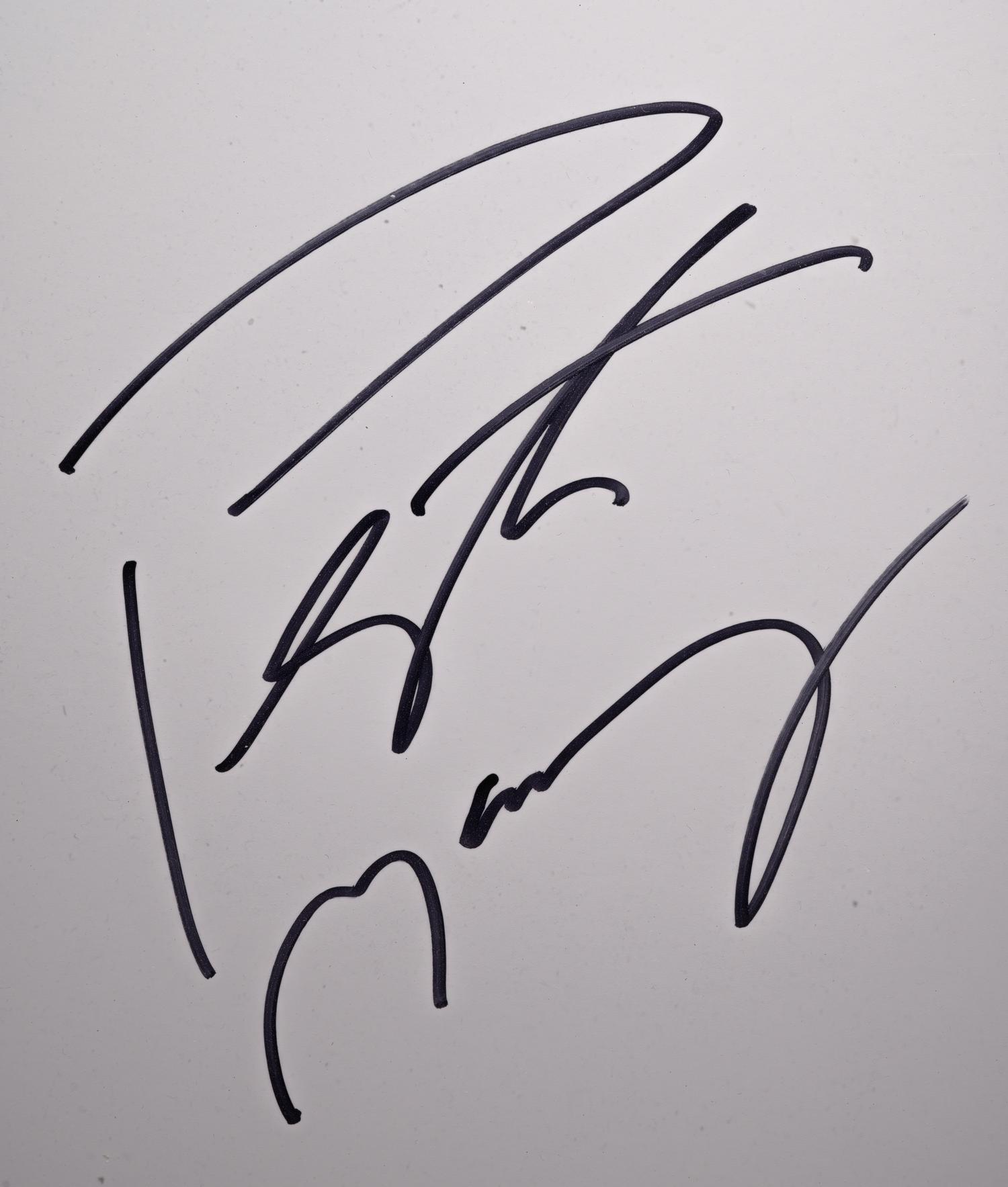 A Group of Peyton Manning Signed Denver Broncos Photo Displays,