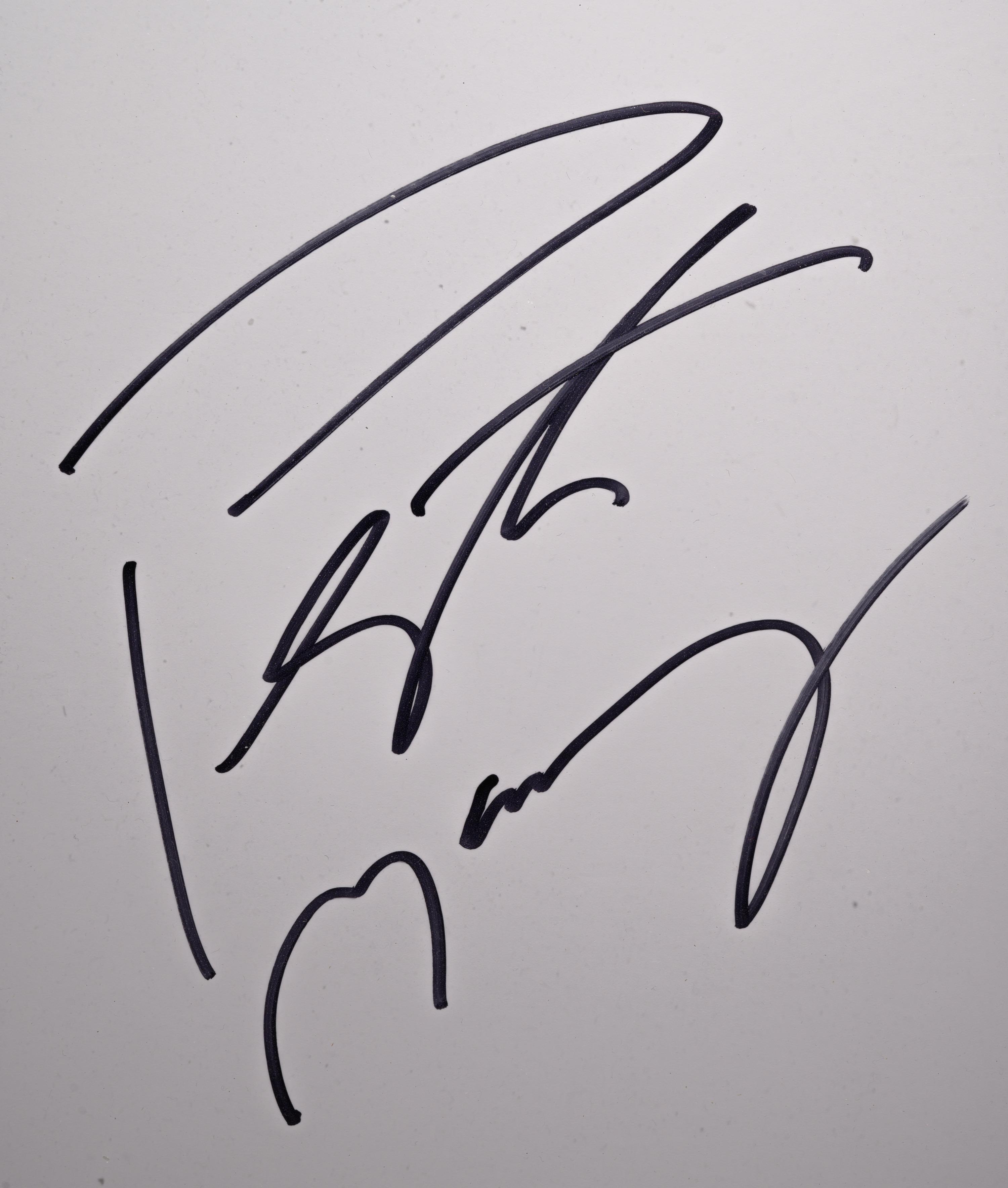 A Group of Peyton Manning Signed Denver Broncos Photo Displays,