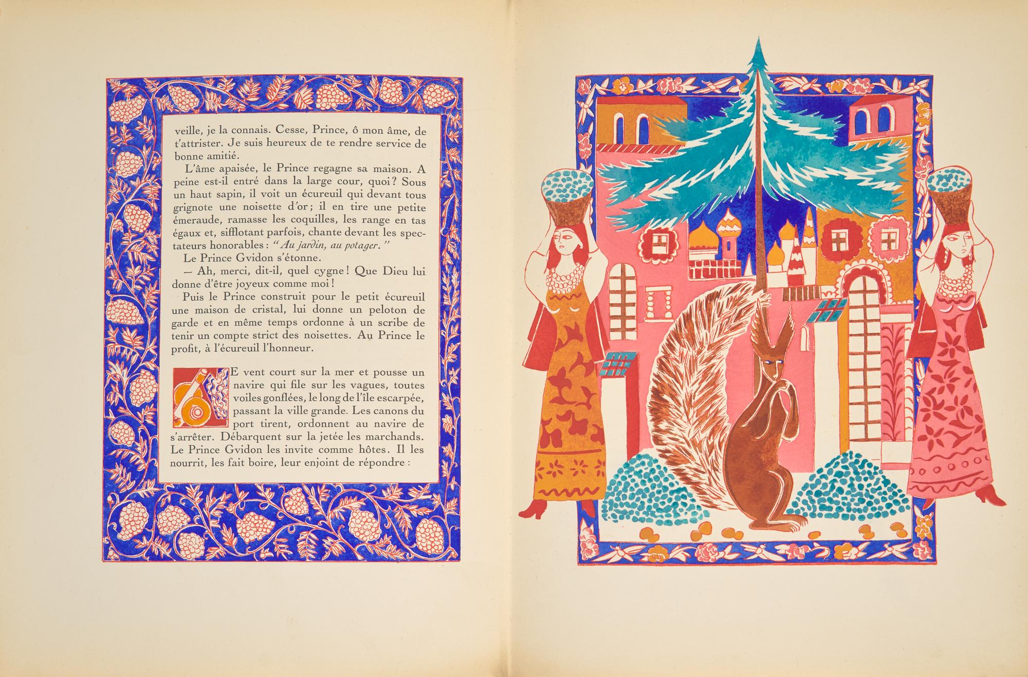 [Art] [Gontcharova, Natalia] Pouchkine, Alexandre. Conte de Tsar Saltan...