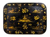 Five Victorian Trays Width of widest 30 inches. — 19th/20th CENTURY