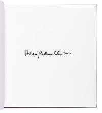 CLINTON, Hillary Rodham (b. 1947). Invitation to the White House: At Home with History. New York: Simon & Schuster, 2000.