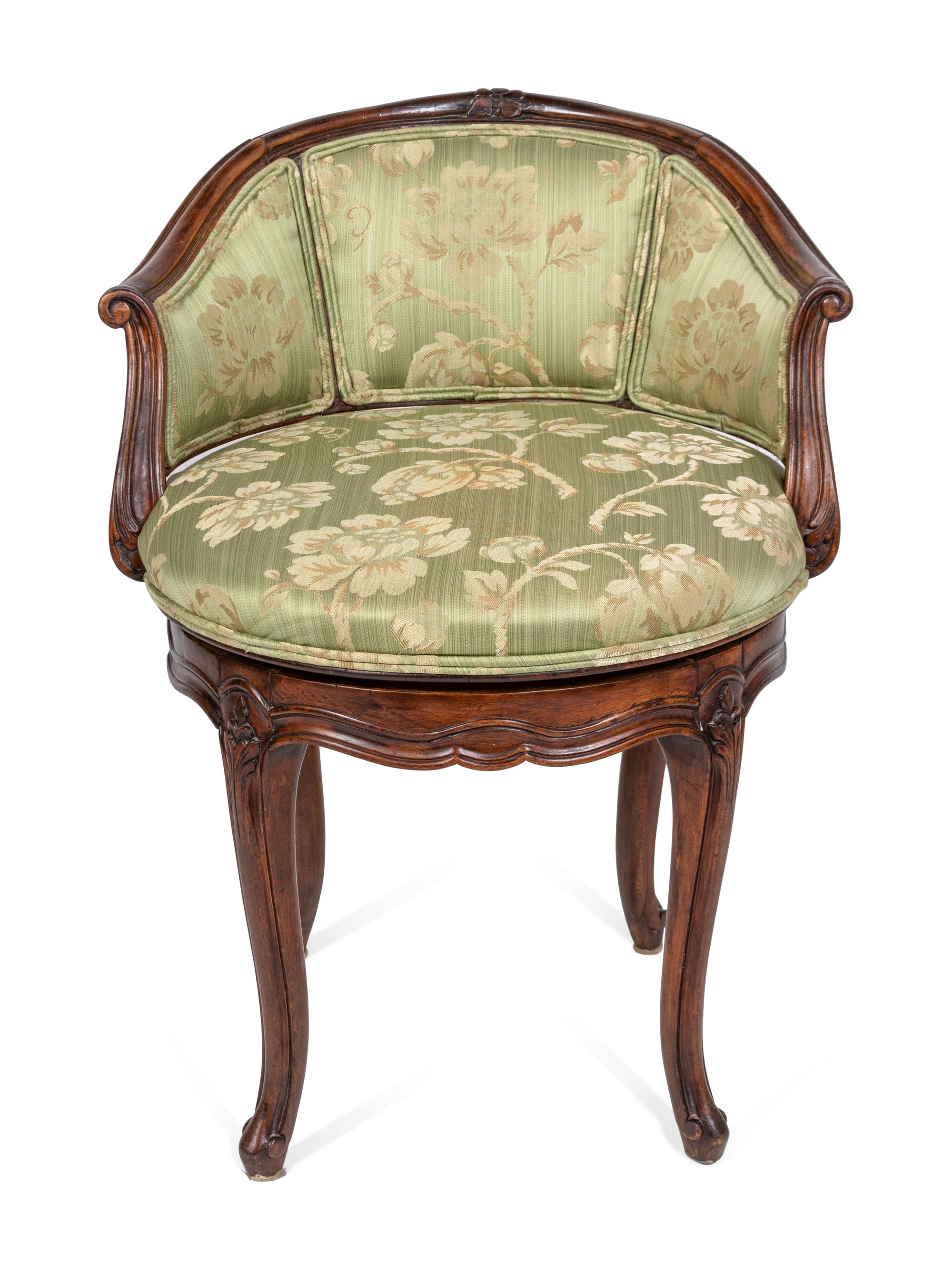 A Louis XV Style Dressing Chair