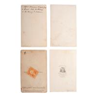 [CIVIL WAR]. A group of 4 CDVs of naval subjects, some identified, incl. Commodore Andrew Hull Foote.