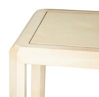 A Five-Piece Group of White Lacquered Furniture