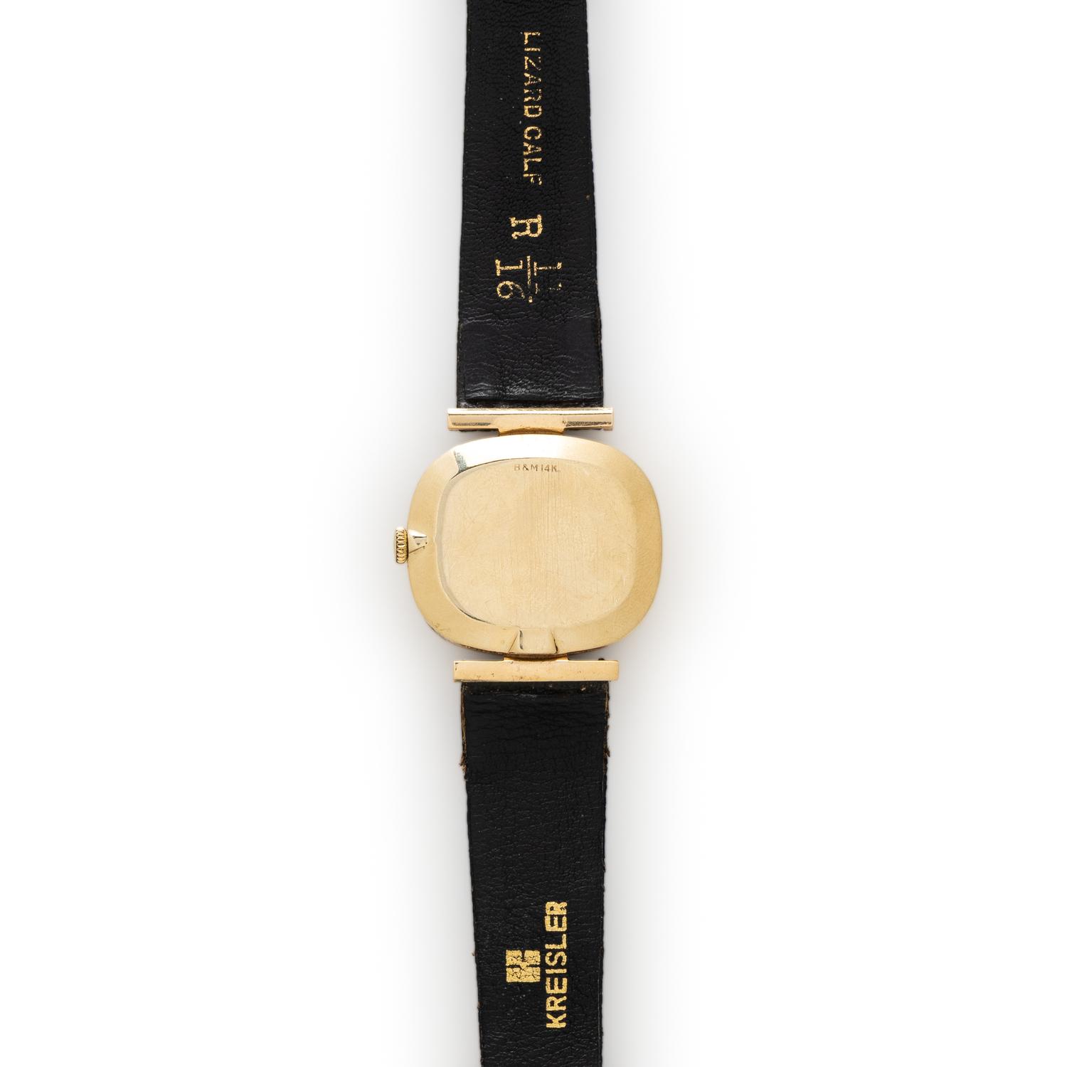 BAUME & MERCIER, YELLOW GOLD WATCH