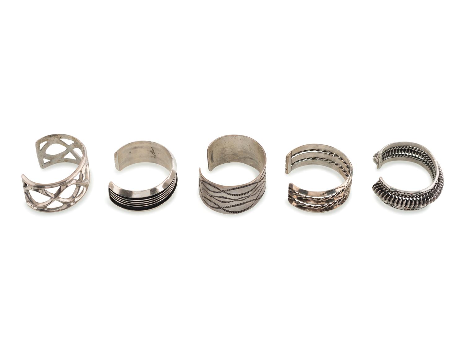 Navajo Silver Cuff Bracelets