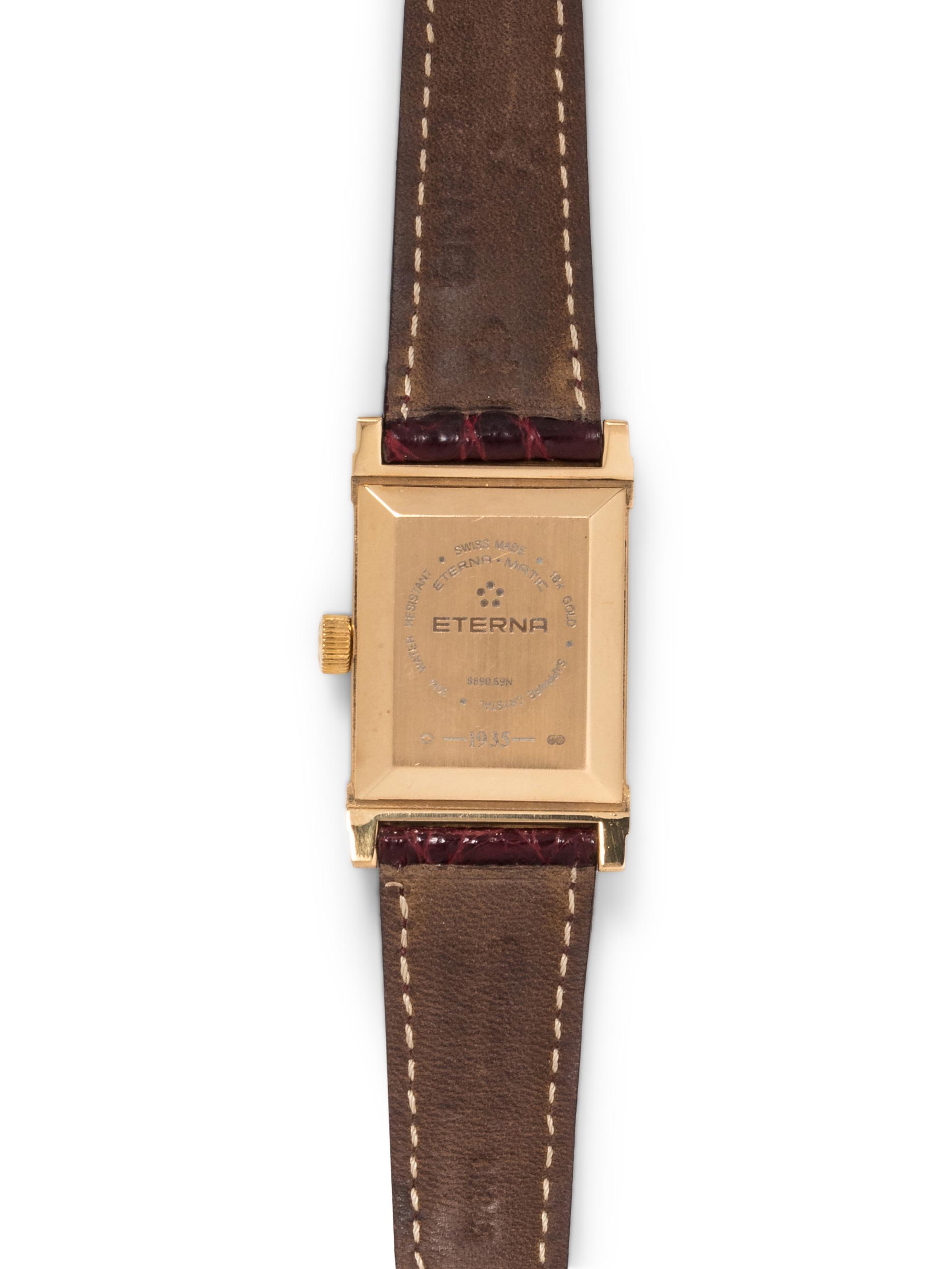 ETERNA, 18K YELLOW GOLD REF. 8890.69N 'LES HISTORIQUES-1935 ETERNA-MATIC' WRISTWATCH