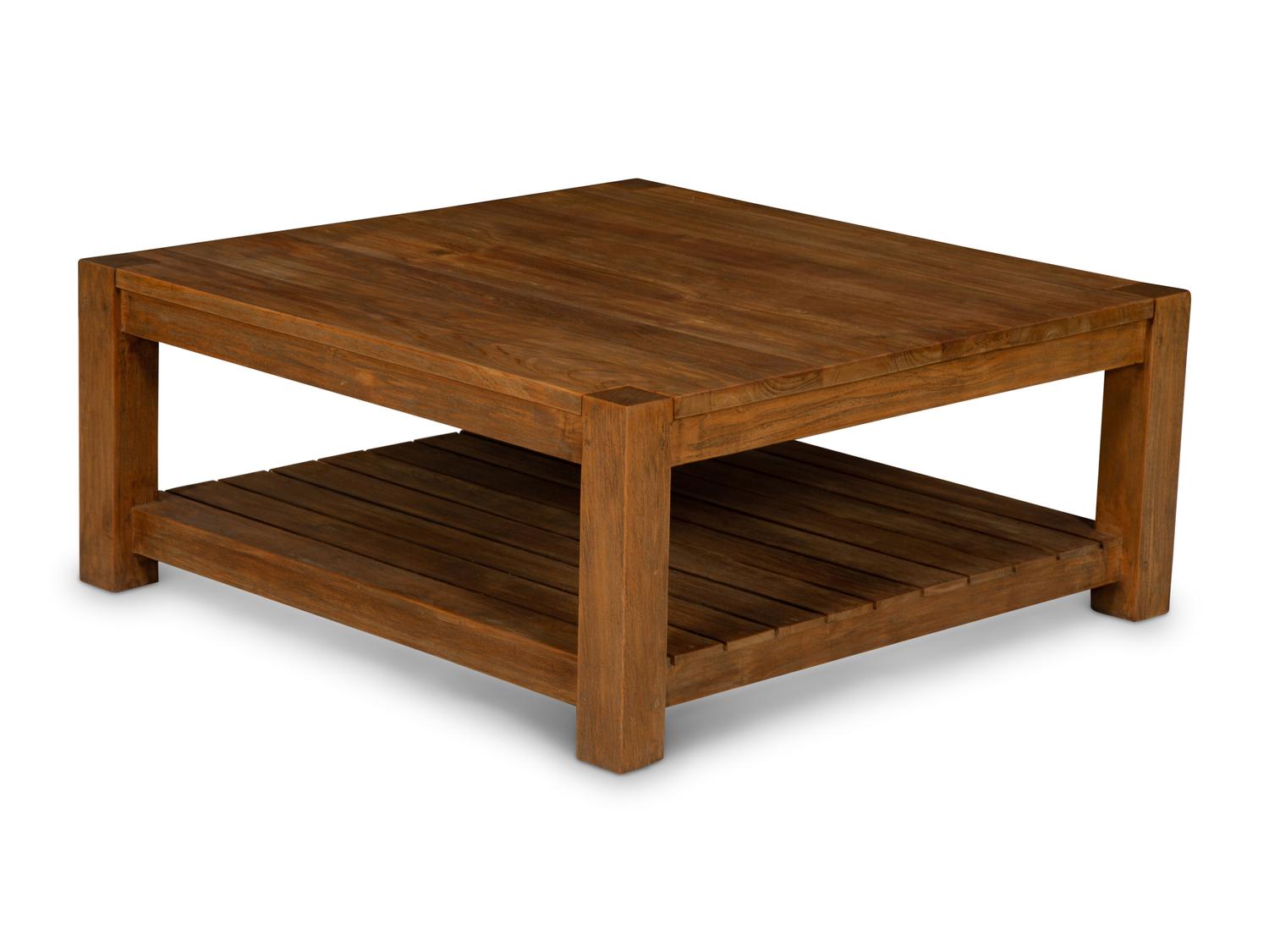 A Contemporary Walnut Slat Coffee Table