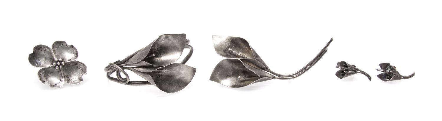 A Collection of Sterling Silver Jewelry, Stuart Nye, 24.80 dwts.