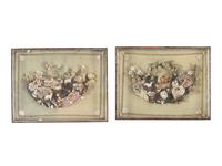 Two Victorian Shellwork Pastoral Pictures