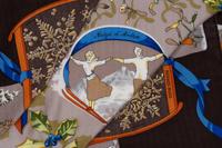 Two Hermès Cashmere/Silk Scarves