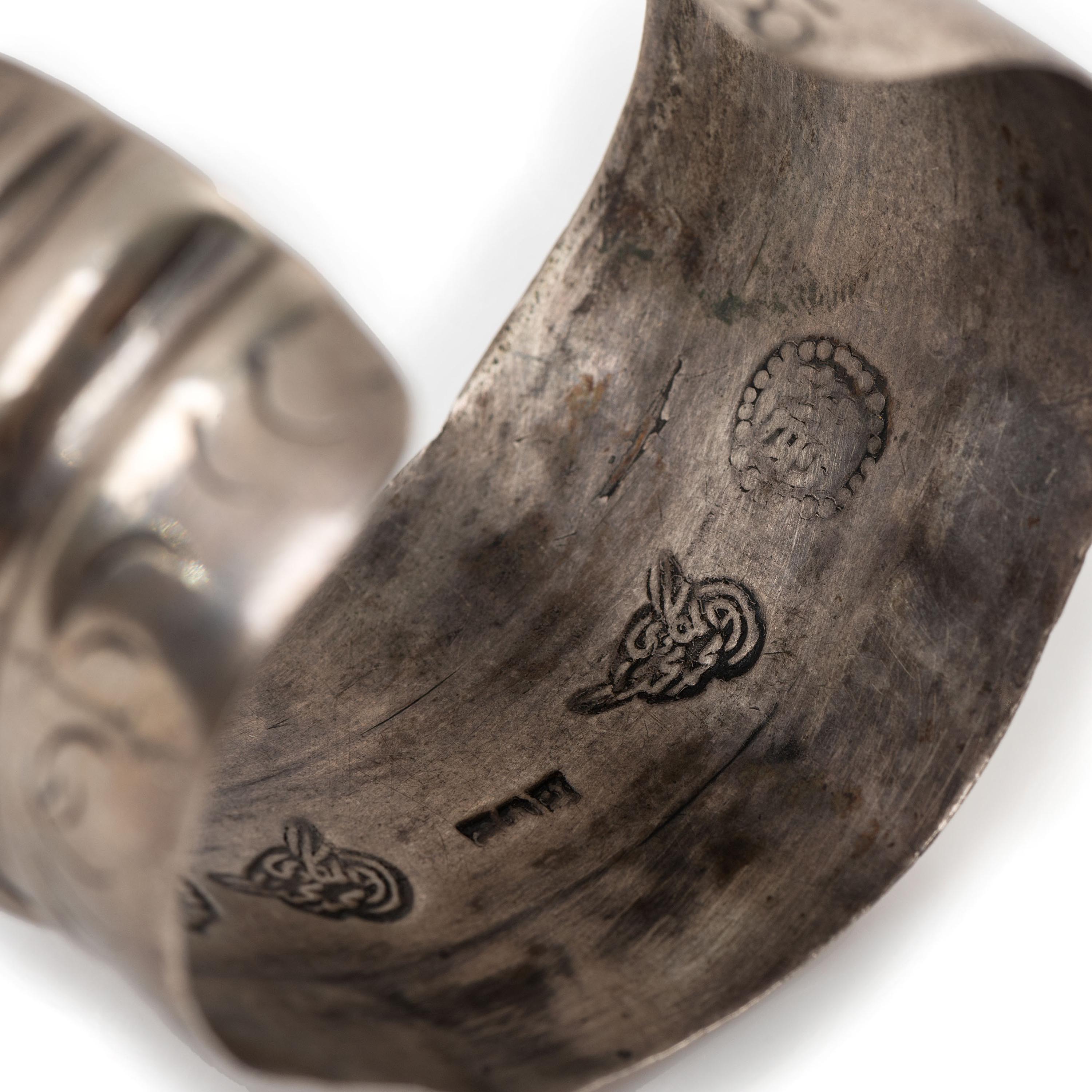 Pair of Southwestern-Style Silver Cuffs