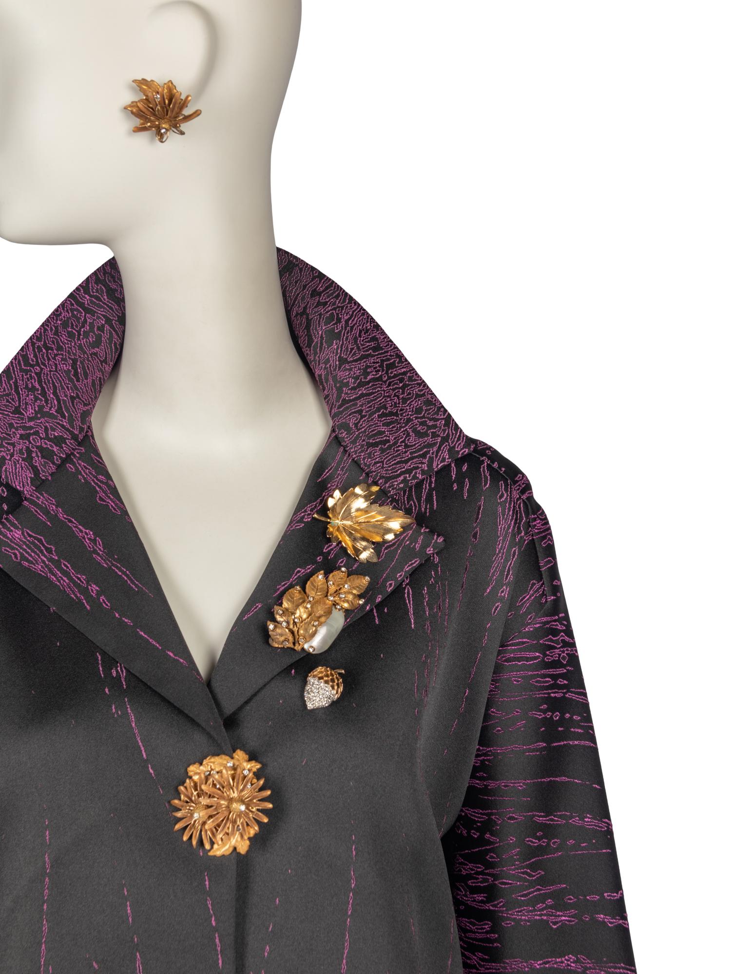 Emmelle Ensemble and Jacket with a Collection of Costume Jewelry