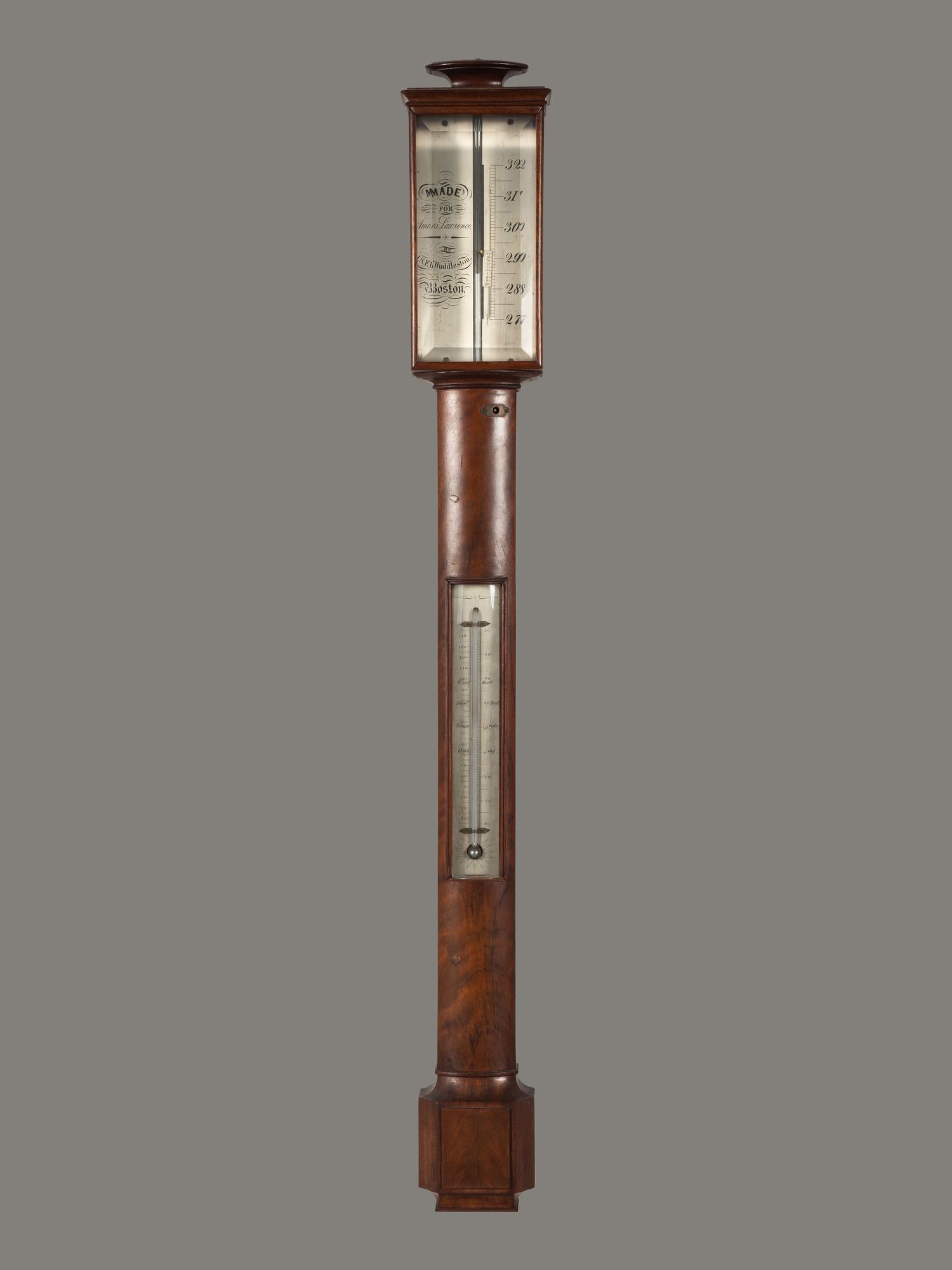 A Federal Mahogany Stick Barometer