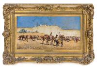Edwin Lord Weeks, (American, 1849-1903), Marketplace, Tangiers, 1879-80