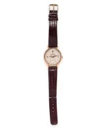 JAEGER-LeCOULTRE, VINTAGE, 18K PINK GOLD TRIPLE CALENDAR WRISTWATCH