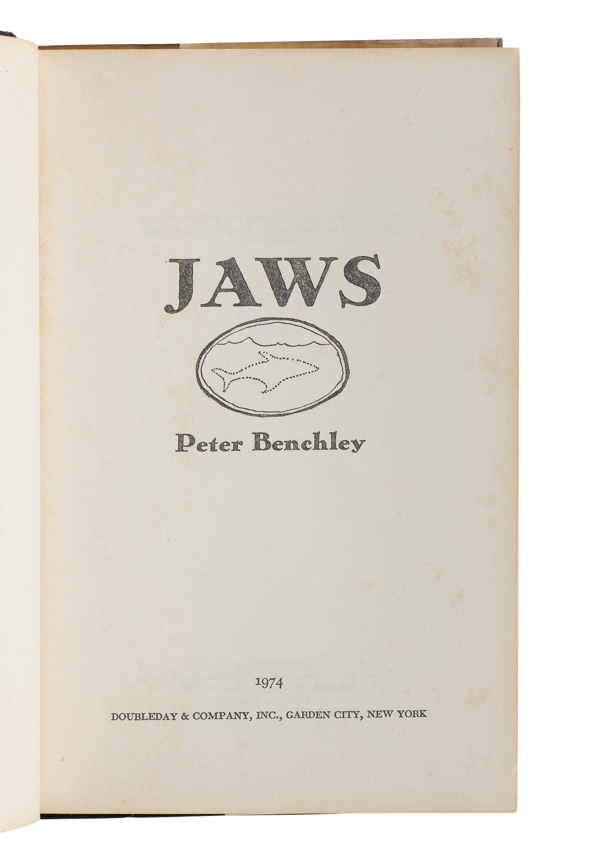 BENCHLEY, Peter (1940-2006). A group of 4 FIRST EDITIONS, comprising: