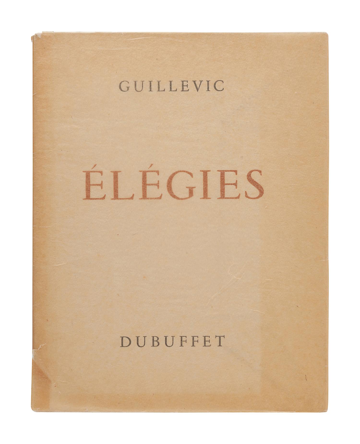 DUBUFFET, Jean (1901-1985). -- GUILLEVIC, Eugene (1907-1997). Él é gies. Paris: Le Calligraphe, 1946.