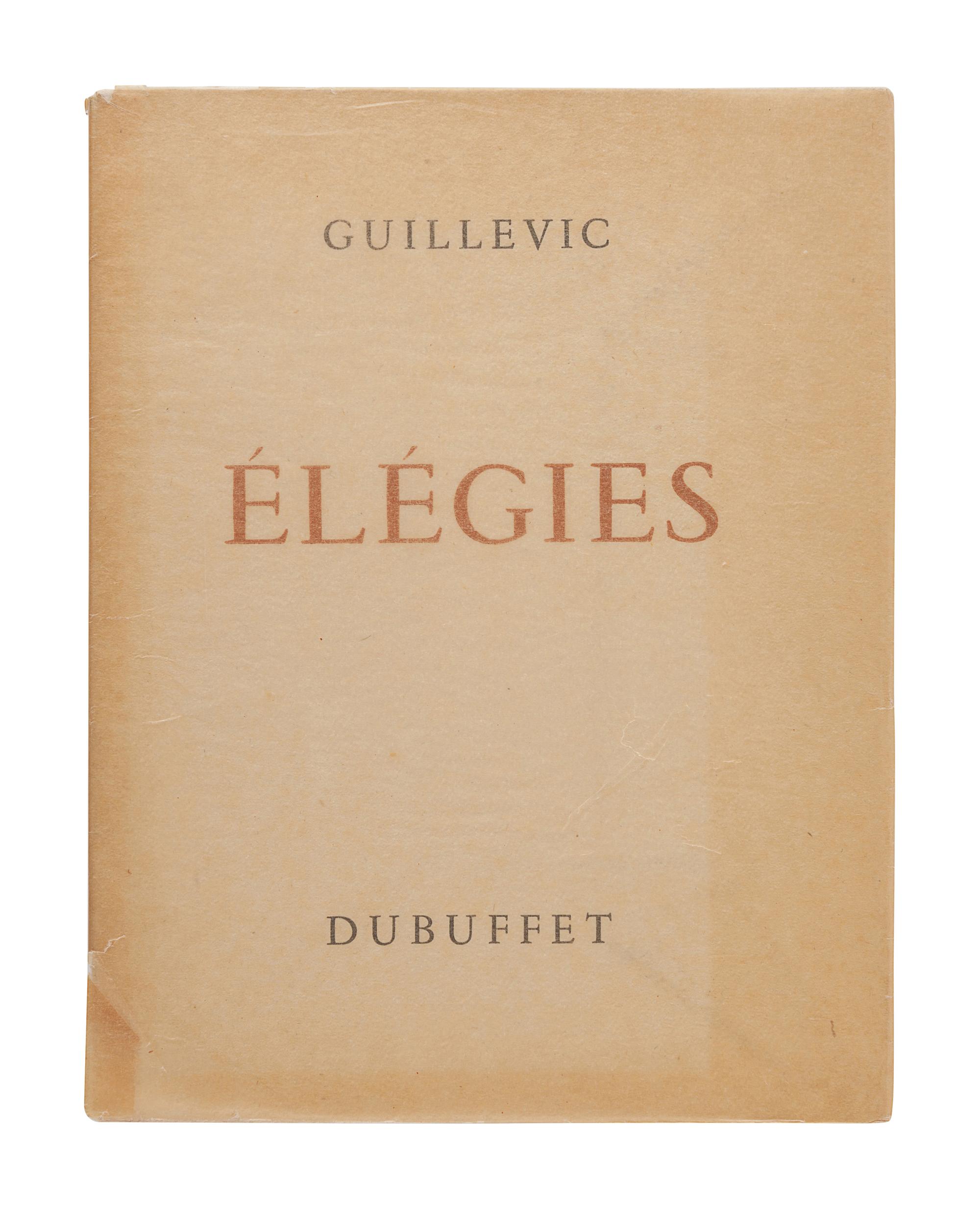DUBUFFET, Jean (1901-1985). -- GUILLEVIC, Eugene (1907-1997). Él é gies. Paris: Le Calligraphe, 1946.