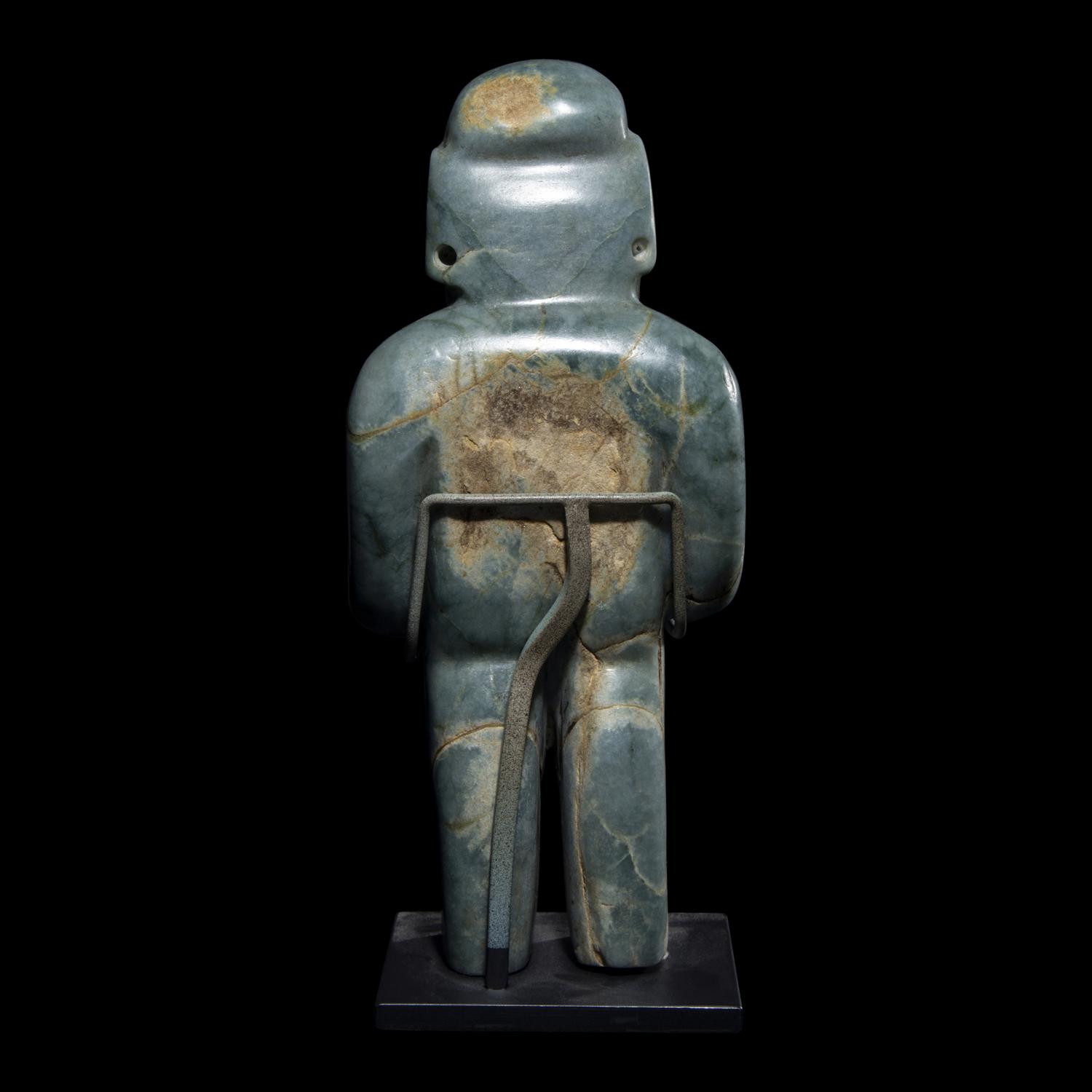 An Olmec Jade Standing Figure