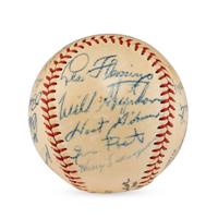 A 1952 San Antonio Missions Team Signed Autograph Baseball