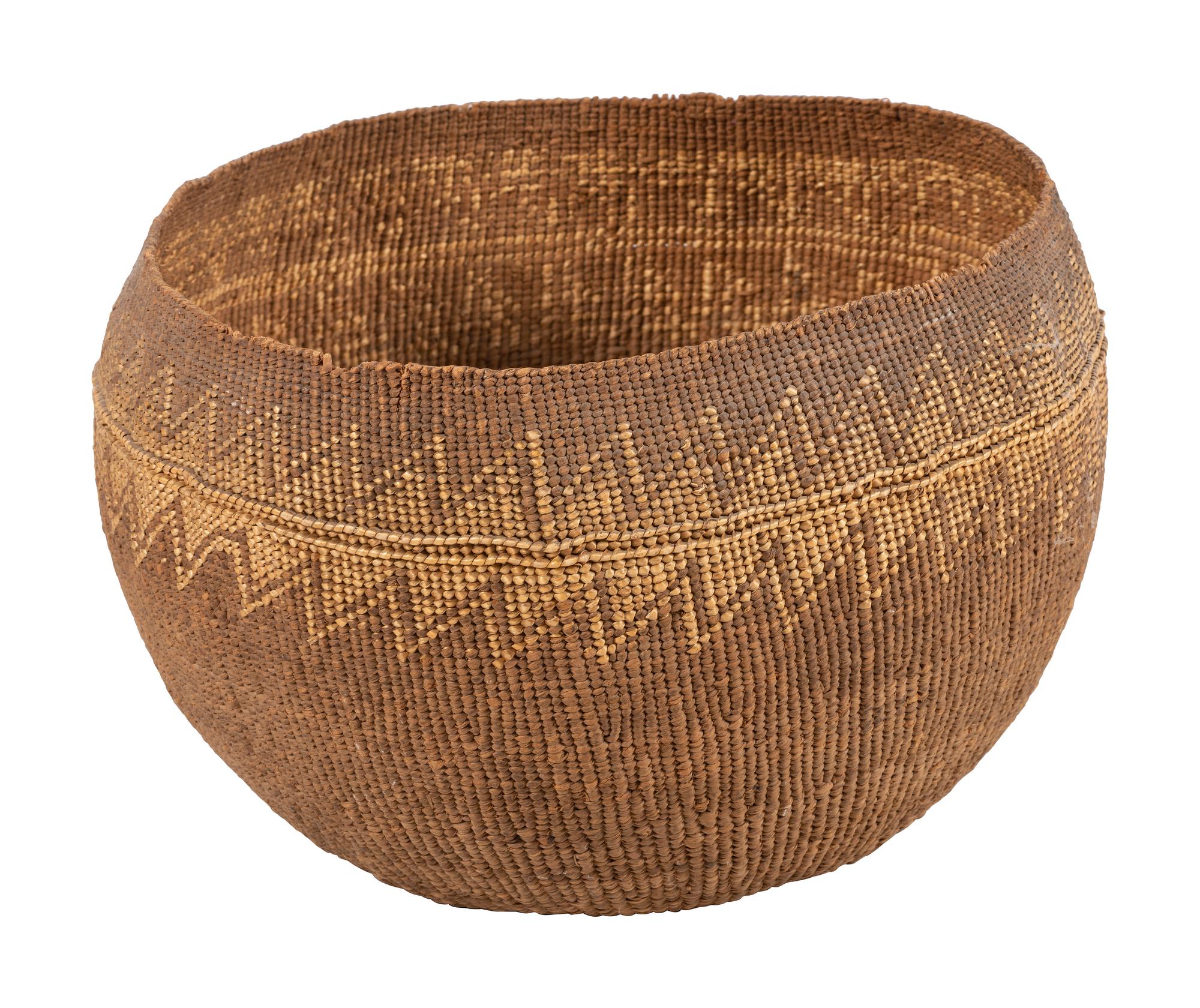 Hupa Basketry Bowl