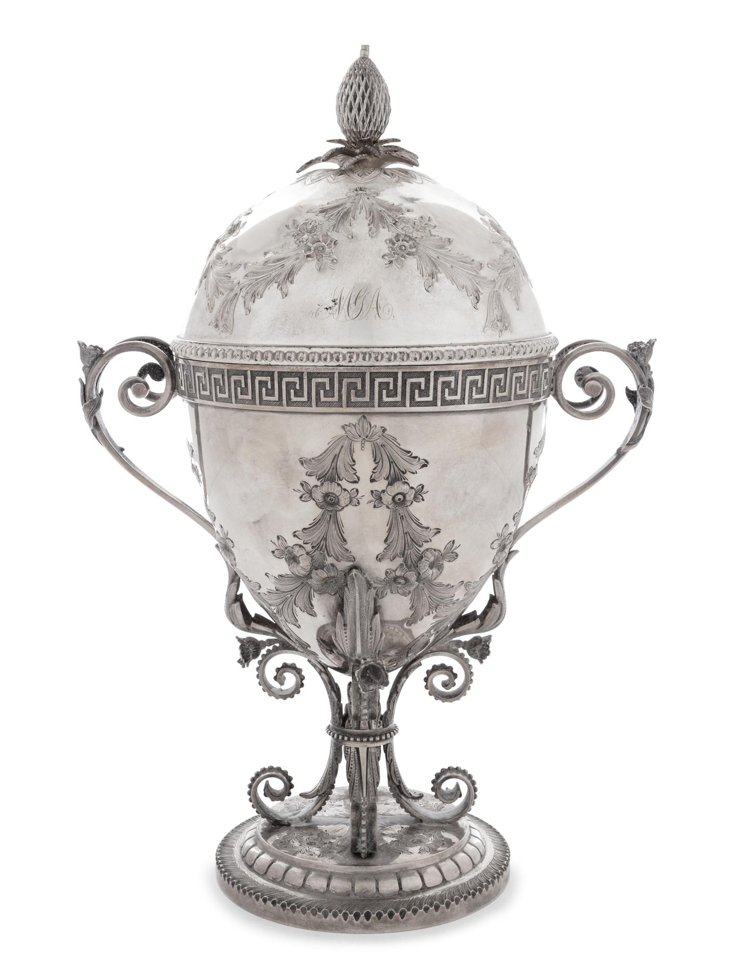 An American Silver Cup and Cover