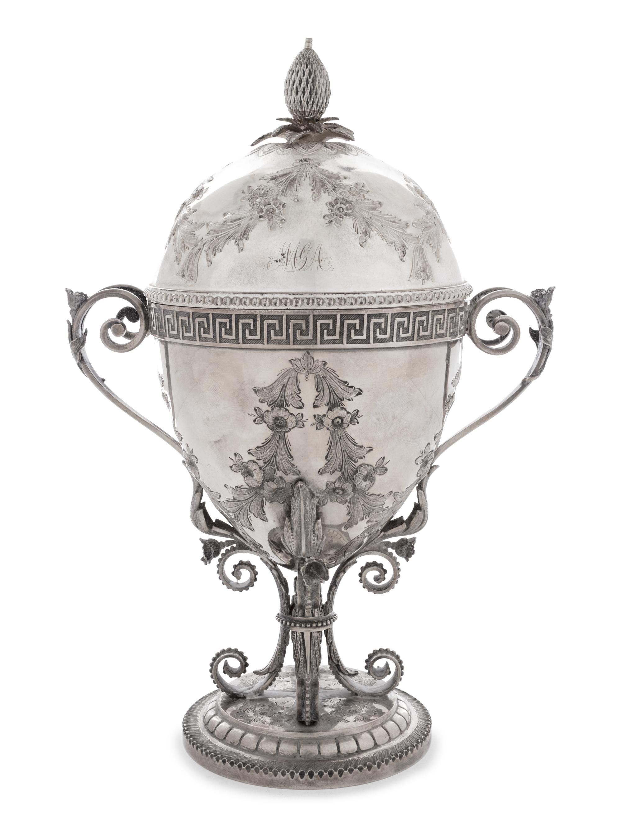 An American Silver Cup and Cover