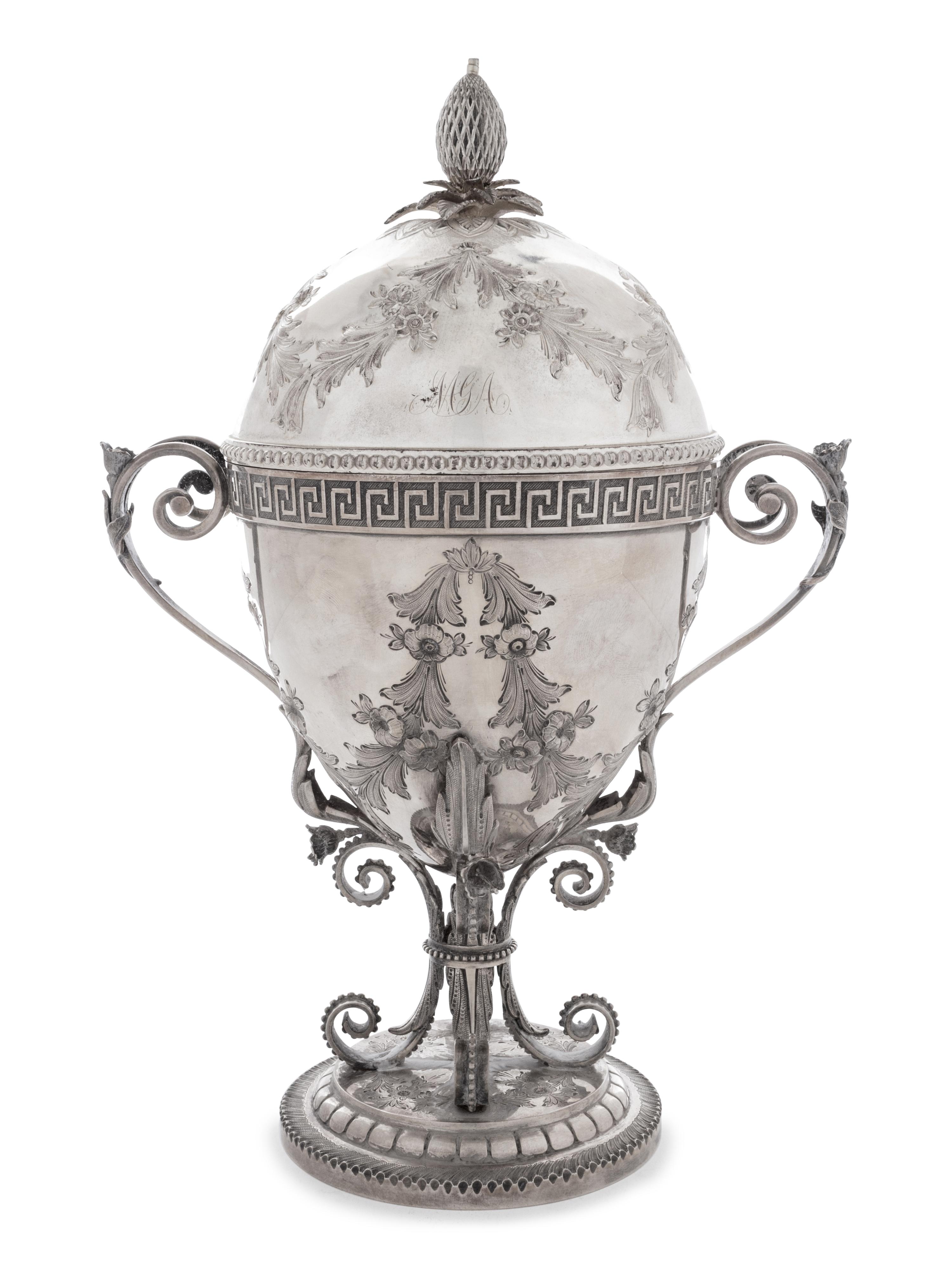 An American Silver Cup and Cover