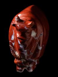 An Egyptian Red Jasper Trussed Ox