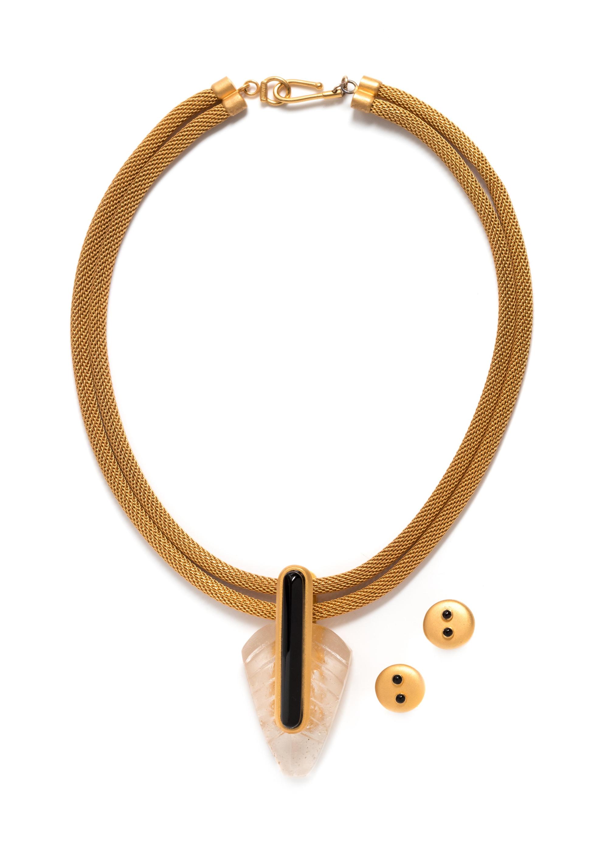 Mesh #10 Necklace and Earring Set