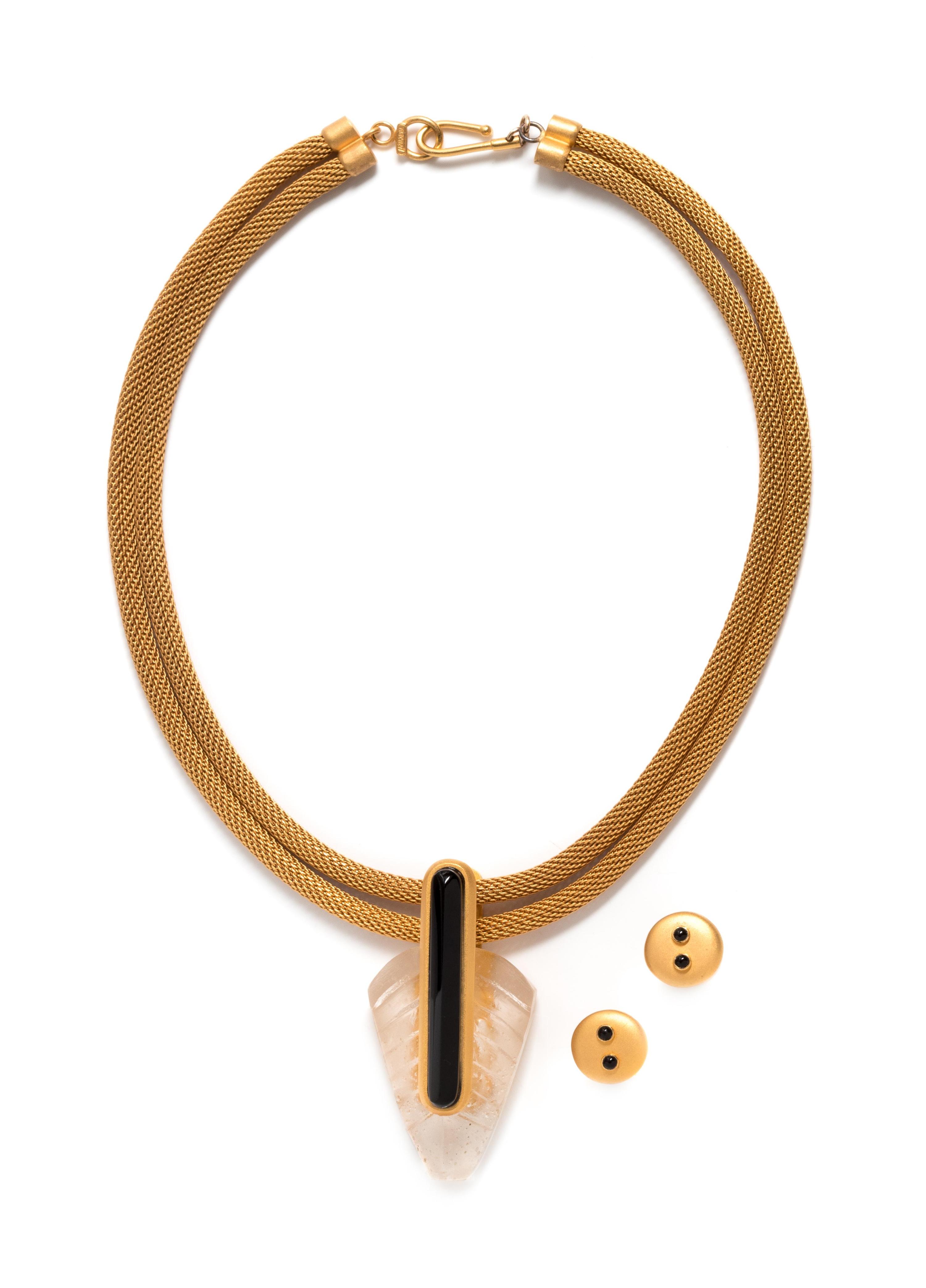 Mesh #10 Necklace and Earring Set