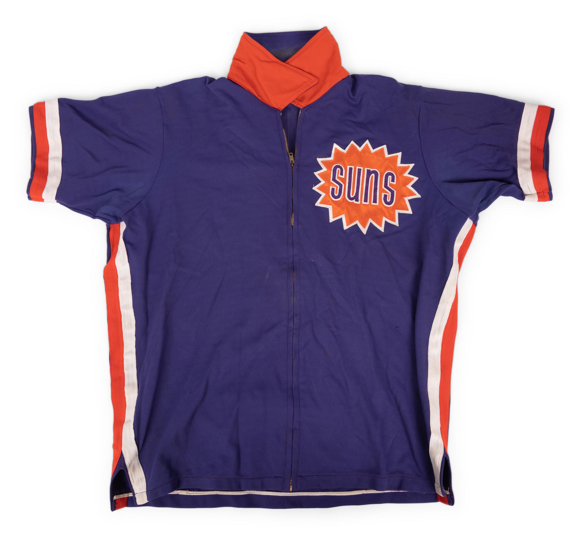 A 1980s Phoenix Suns Game Issued / Worn Warm Up Jacket and Pants