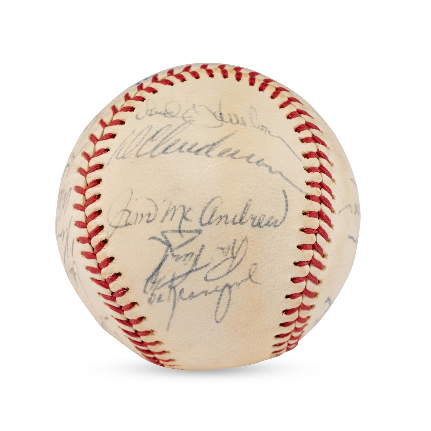 A 1971 New York Mets Team Signed Autograph Baseball (Beckett Authentication Services Letter of Authenticity)