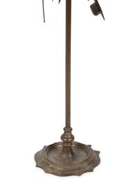 A Grand Tour Style Bronze Oil Lamp — 19TH CENTURY