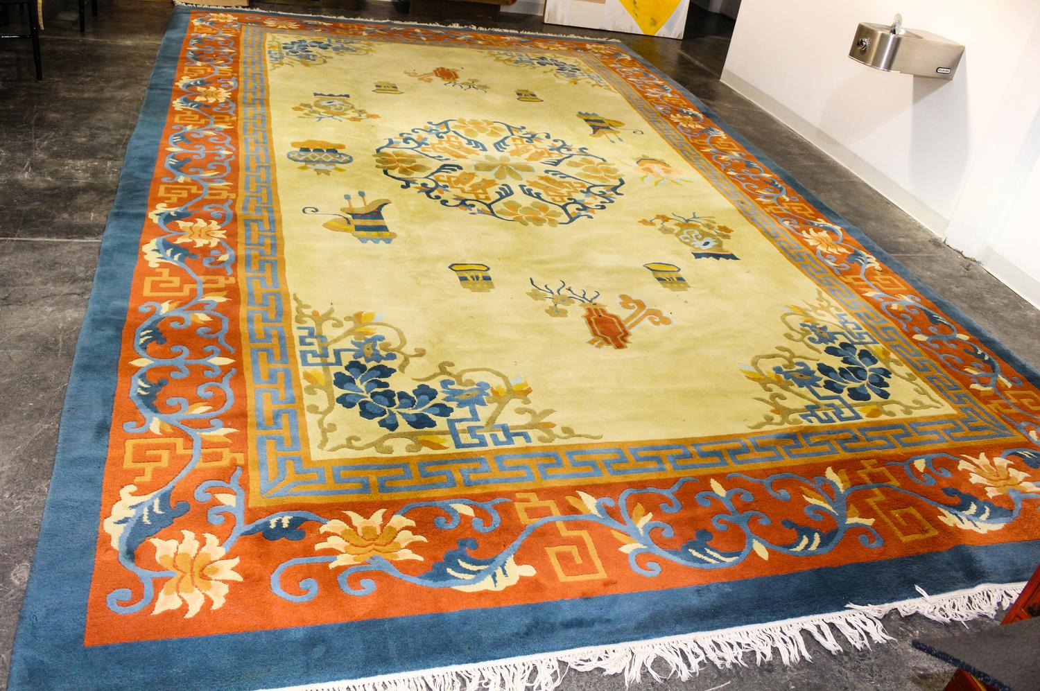 A Chinese Wool Rug 17 feet 10 inches x 10 feet 10 inches. — MID-20TH CENTURY
